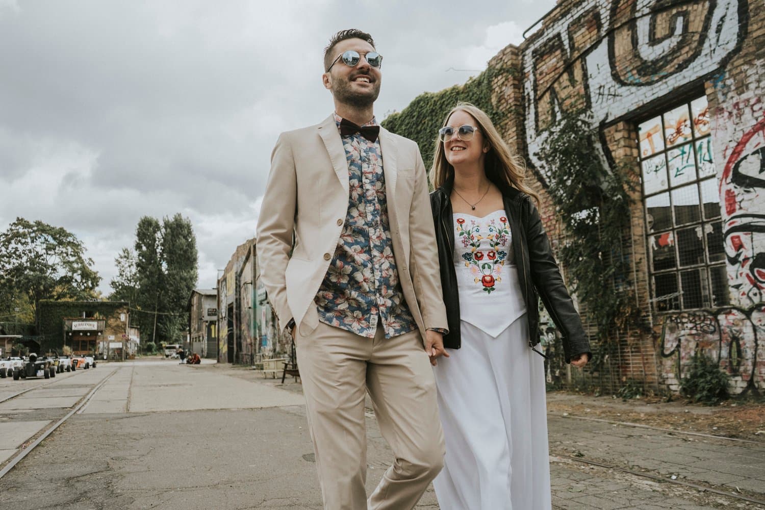 Alexandra and Giuseppe elopement Berlin