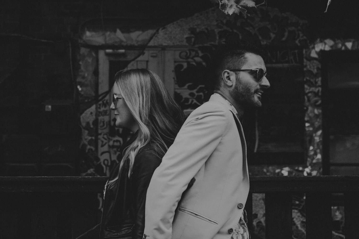 Couple portrait Berlin streets