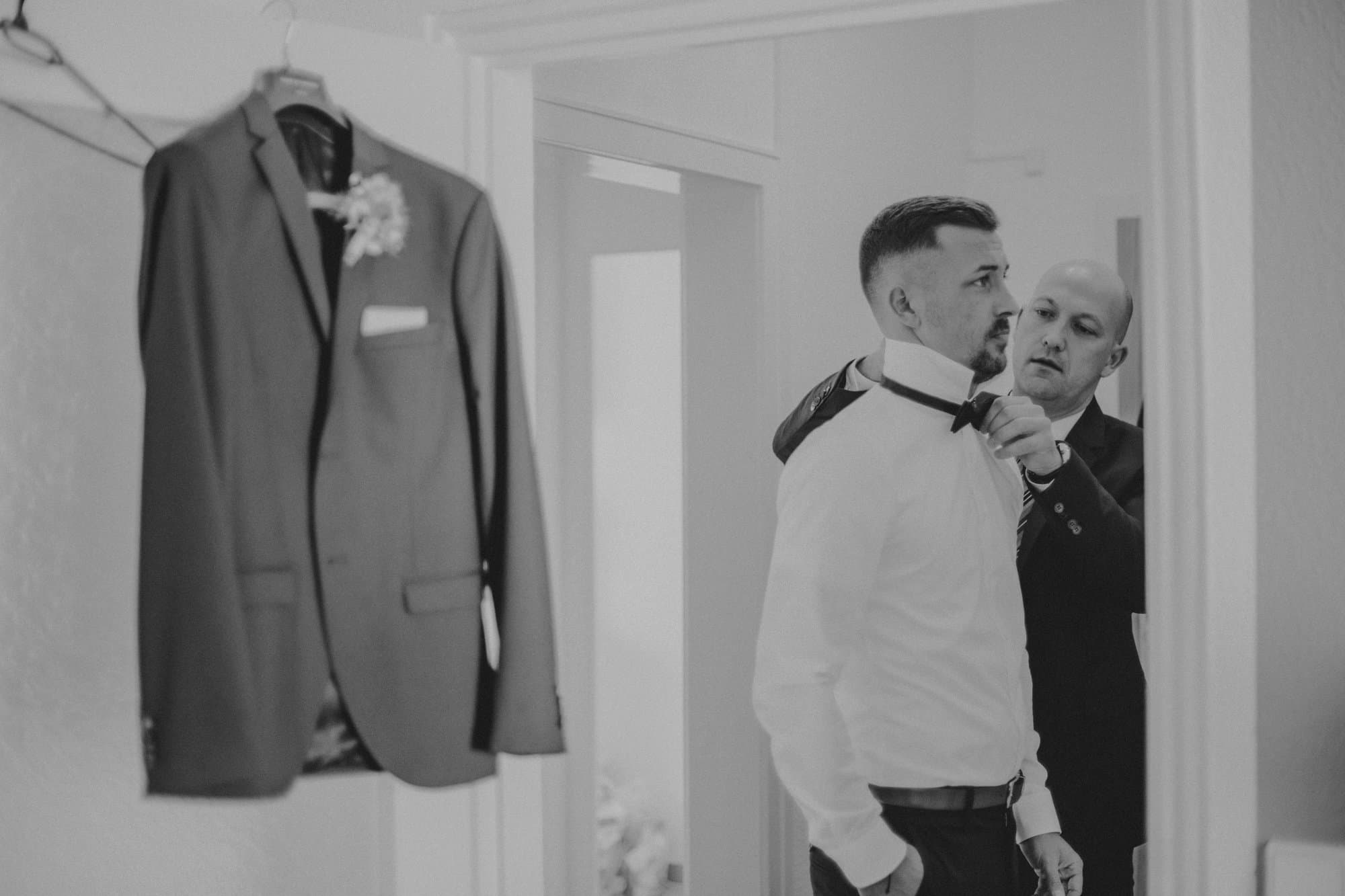 Intimate wedding celebration