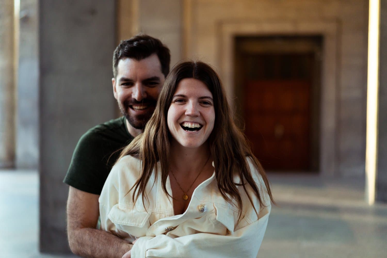 Modern couple portrait